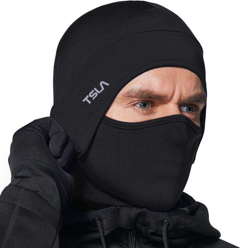 TSLA Men and Women Thermal Fleece Skull Cap, Winter Ski Cycling Under Helmet Liner, Running Beanie Hat - Image 1